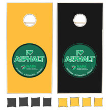 J'Aime Ensemble De Cornhole D'Asphalte