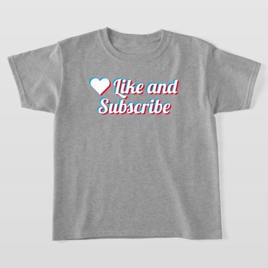 J'Aime Et S'Inscrire T-Shirt (Poser)