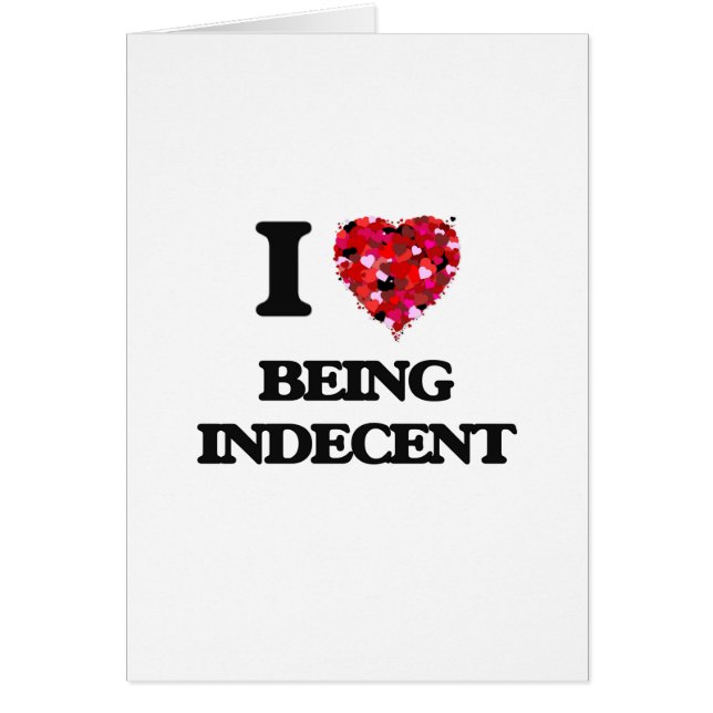 J'aime être indécent (Devant)