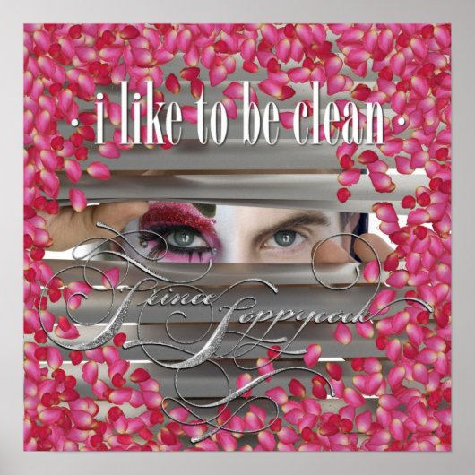 J'aime être Propre Poster (Devant)