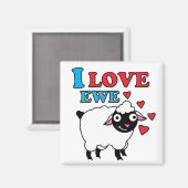 J'aime Ewe Magnet (Recto/Verso)