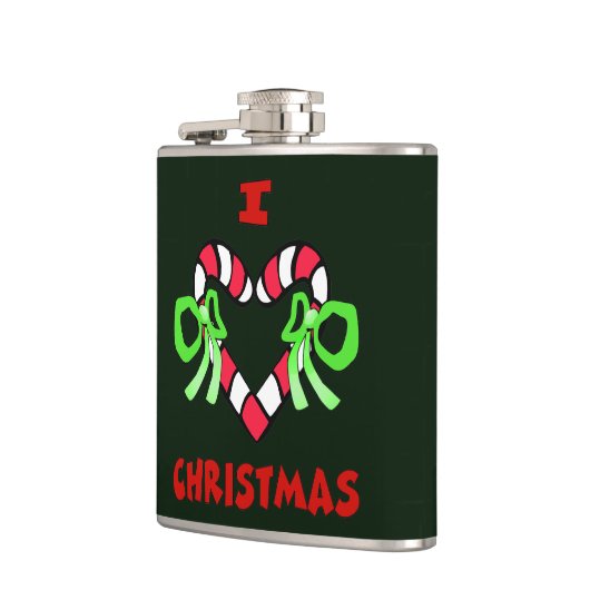 J'aime flacon de Noël (Gauche)