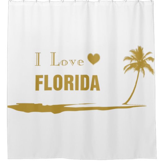 J'Aime Florida Gold Douche Rideau (Devant)