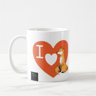 J'aime Fox   J'aime Bunny   Couple Mug