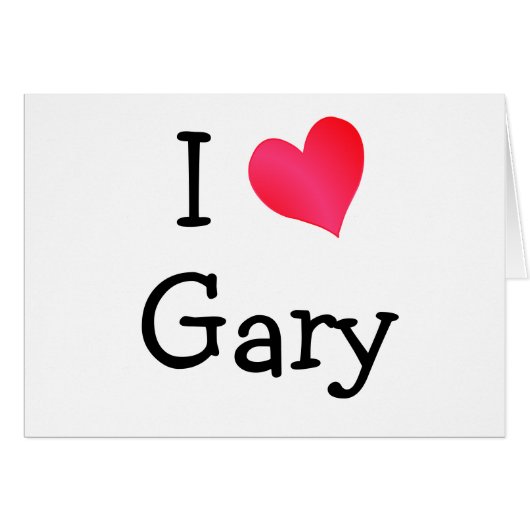 J'aime Gary (Devant horizontal)