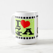 J'aime Géorgie - Mugs (Devant gauche)