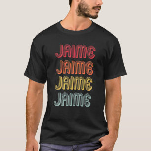 JAIME Gift Name Persoonlijke Retro Vintage 80s 90s T-shirt