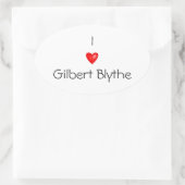 J'aime Gilbert Blythe autocollant (Sac)
