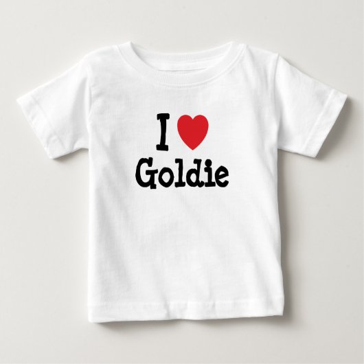 J'aime Goldie heart T-Shirt (Devant)