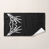 J'aime Halloween (Serviette à main)