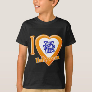 J'Aime Halloween Avec Votre T-shirt Photo