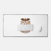 J'aime Halloween Maison Hantée Squelette Citrouill (Clavier et souris)