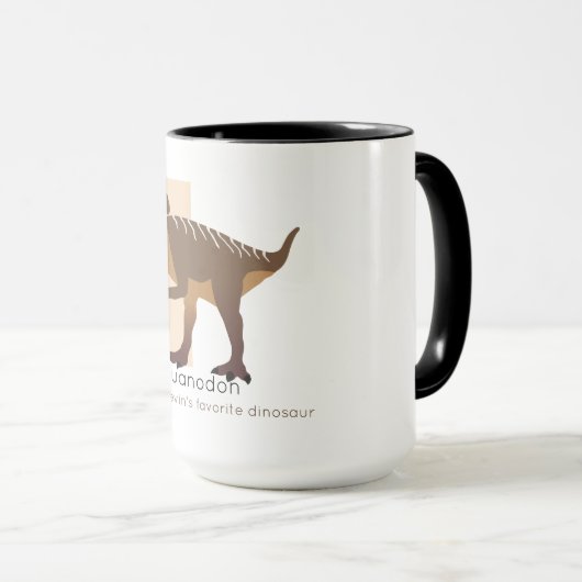J'aime Iguanodon Mug (Devant droit)