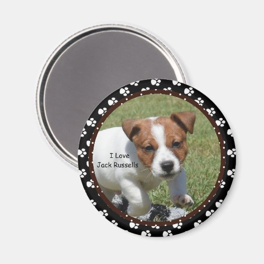 J'aime Jack Russells Magnet (Recto/Verso)