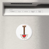 J'Aime Jardiner Aimant Spade (In Situ (Lave-vaisselle))