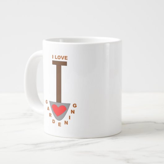 J'Aime Jardiner Spade Mug (Devant gauche)