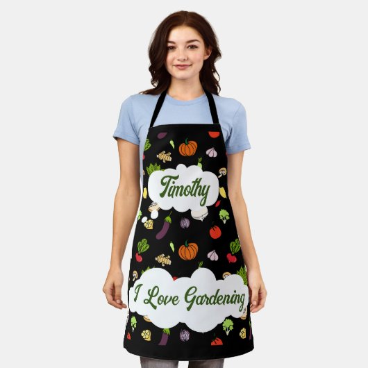 J'aime jardiner tablier (Porté)