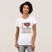 J'aime Jésus gravure vintage conception de t-shirt (Devant entier)