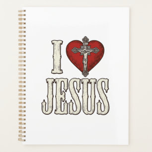 J'aime Jésus Gravure Vintage Design de Chemise de