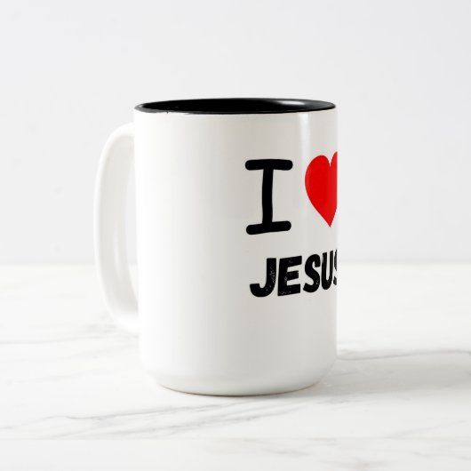 J'AIME JÉSUS MUG (Devant gauche)