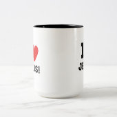 J'aime Jésus Mug (Centre)