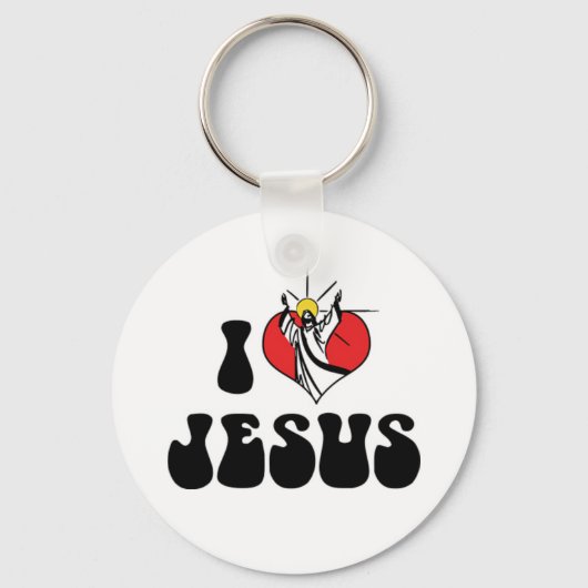 J'aime Jésus Porte-clés (Recto)