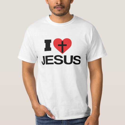 J'aime Jésus T-shirt (Devant)