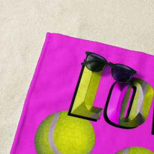 J'Aime Juste Tennis, Serviette De Plage