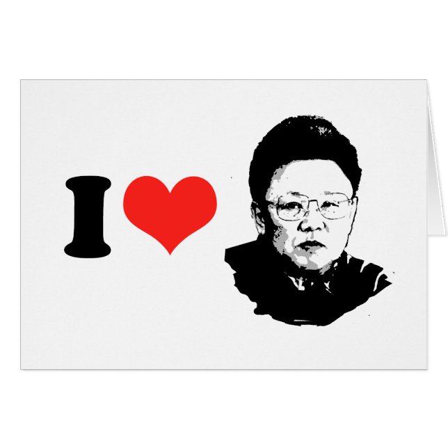 J'aime Kim Jong Il (Devant horizontal)