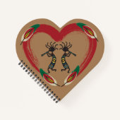 J'aime Kokopelli Heart Carnet (Devant)