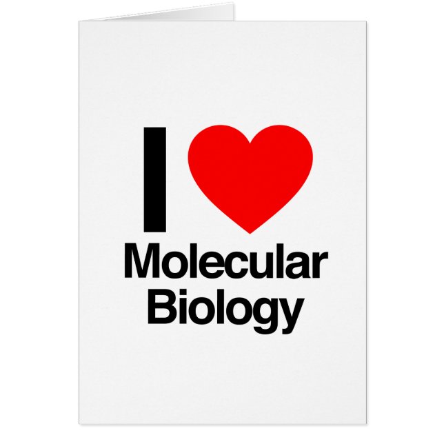 j'aime la biologie moléculaire (Devant)