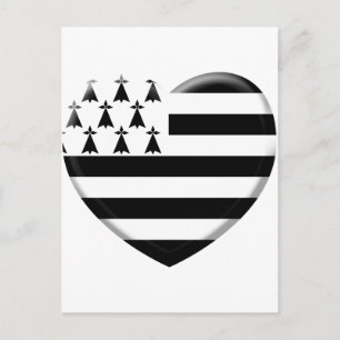 j'aime la Bretagne Briefkaart