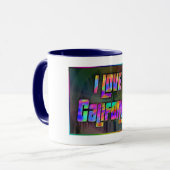 J'AIME la Californie Bright Future Mug (Devant gauche)