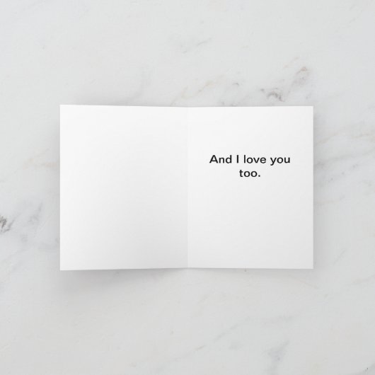 J'aime la carte Bacon (Intérieur)