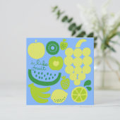 J'AIME la carte de billet plat FRUIT (Debout devant)