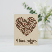 J'aime la carte postale café (Debout devant)