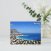 J'aime la carte postale de l'Italie (Debout devant)