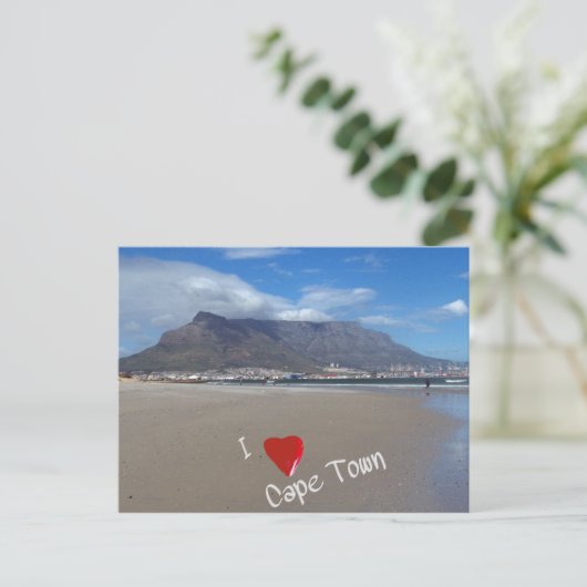 J'aime la carte postale du Cap (Debout devant)