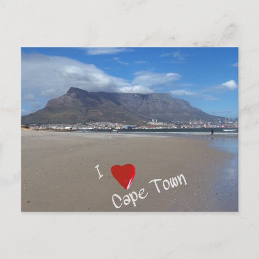 J'aime la carte postale du Cap (Devant)