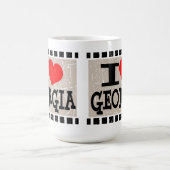 J'aime la Géorgie - tasses (Centre)