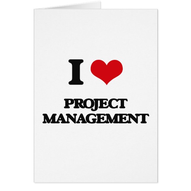 J'aime la gestion des projets (Devant)