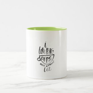 J'aime la grande tasse de tasses