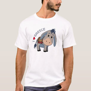 'J'aime la Grèce' Jote T-shirt Donkey