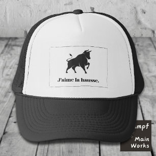 J'aime la Hausse. De bull van de beurs Trucker Pet
