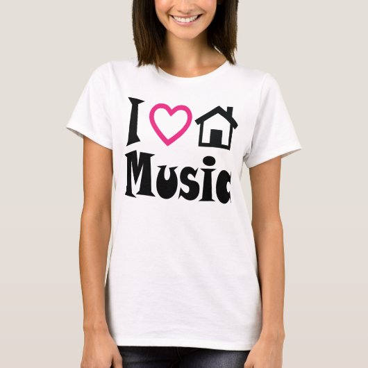 J'aime la lumière de T-shirt de musique de Chambre (Devant)