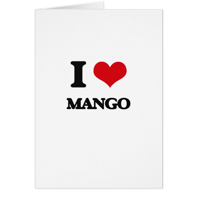 J'aime la mangue (Devant)
