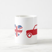 J'aime la mini tasse de tonneliers - rouge (Centre)