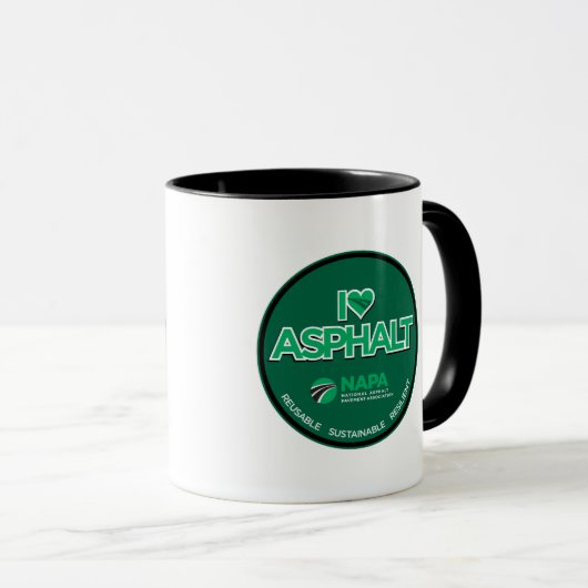 J'Aime La Mug D'Asphalte (Devant droit)