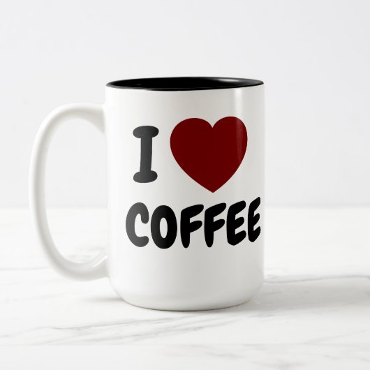 J'Aime La Mug De Café (Gauche)