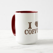 J'Aime La Mug De Café (Devant gauche)